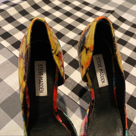 Steve Madden Groovi D'Orsay Floral Pumps Size 7M - Picture 7 of 8